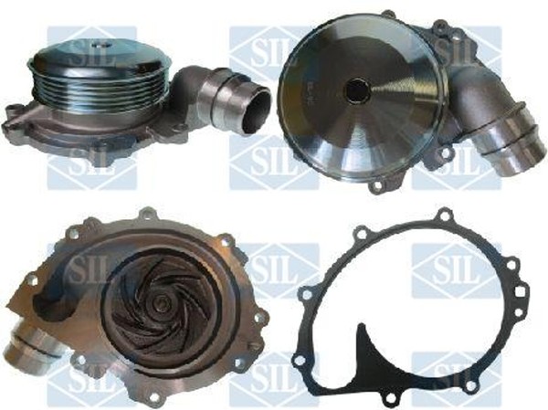 Wasserpumpe MotorküHlung Saleri SIL PA1648 FüR C117 W176 Mercedes CLA W246 GLA-image
