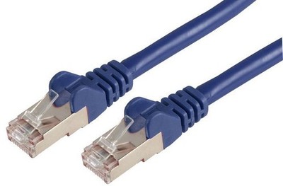 PRO SIGNAL - 2m Blue Cat6a LSOH RJ45 Ethernet Patch Lead