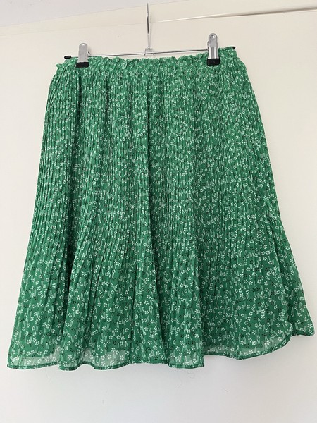 MNG Skirt Womens Size Small Sun Ray Pleated, Fully Lined Flared Flowy Skirt