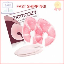 Momcozy Larger Breast Therapy Packs, Hot and Cold Breast Pads with 2 Soft Covers