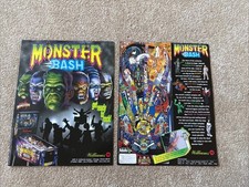 Williams Monster Bash Pinball Machine Original Flyers
