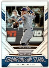 Justin Turner 2021 Panini Prizm Championship Stage Silver #CS4 Los Angeles