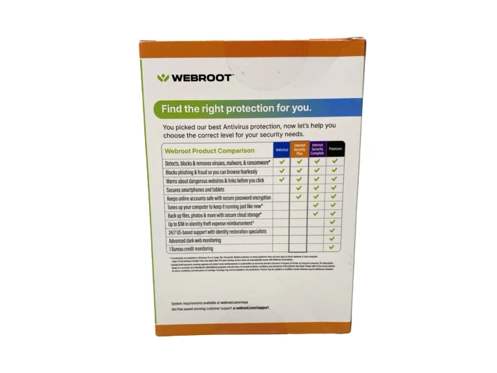 Webroot Internet Security Plus + Antivirus (6 Devices) (2-Year Subscription) NEW - Image 3 of 4