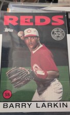 2021 Topps - 1986 Topps Baseball 35th Anniversary Barry Larkin #86B-79 Black...