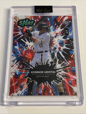 2024 Wild Card Splat Konnor Griffin True 1/1 Red White Blue PRC Pirates