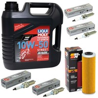ÖL Set 4L Inspektion FüR KTM Adventure 1190 1190 R 2015-2016 ÖLfilter ZüNdkerzen