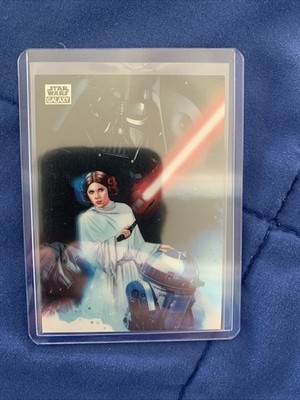 2025 Topps Chrome Star Wars Galaxy Our Most Desperate Hour 36/99 Wave Refractor