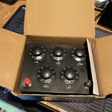 Black Resistance Box Variable Decade Resistor Resistance Box 0-9999.9 Ohm9662