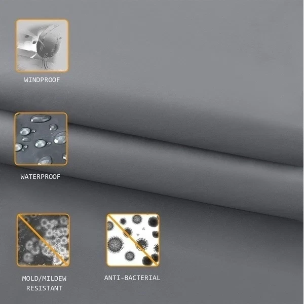 4PCS Cat Shower Curtain Set