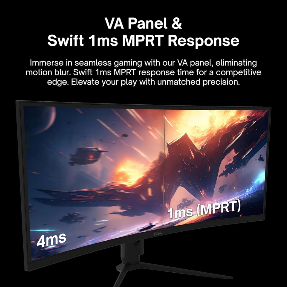 PXC348C 34 inch 144Hz UWQHD 3440 x 1440 Ultrawide USB-C Displayport 65W Charging - Image 2 of 4