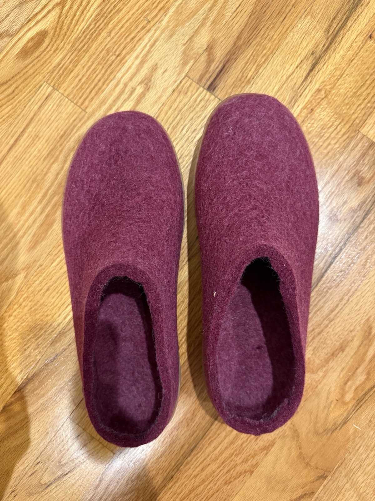 SAOLA glerups SLIP ON CON SUOLA IN GOMMA NATURALE MIELE MIRTILLO 43 W12 M10