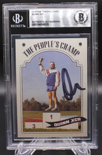 QUINN XCII SIGNED THE PEOPLE'S CHAMP ALBUM PROMO CARD BECKETT BAS SLABBED RC