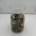 Mystery Jewelry Jar VTG & Modern Fashion Costume Mixed Lot Silver Gold Tone Misc