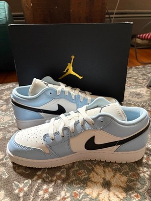 Air Jordan 1 Low GS Ice Blue Size 7Y NEW w/ Original Box