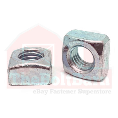 #ad #ad 1 2quot; 13 Grade 2 Steel Square Nuts Zinc Clear Coarse Thread Pick Quantity $742.51