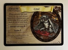 Harry Potter TCG Errol Rare 17/140 Chamber of Secrets COS Unplayed