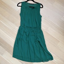 ZARA  Basic Women's Green Emerald Sleeveless Dress Size M