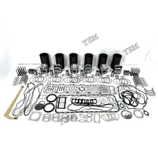 6WG1 Overhual Kit Cylinder Liner Piston with Gasket Kit Bearing Valve  For Isuzu