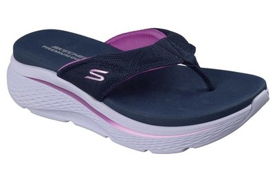 Skechers Ladies Go Walk Flip Flop Sandals Blue Size 9 NEW
