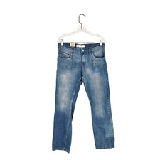 NWT 44 Levi's Boys 18 Reg 29 30x29.5in Blue Distressed 511 Slim Denim Jeans