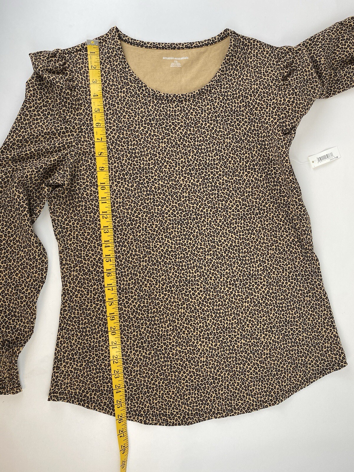 amazon essentials women's animal print long sleeve tunic size Large NWT thumbnail 5