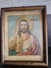RRR RARE  Antique Vintage ICON Saint John Not Painted Chromolithography 1896
