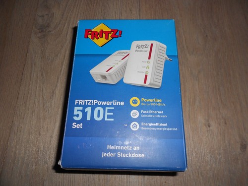 AVM FRITZ!Powerline 510E Set (500 Mbit/s, Fast-Ethernet-LAN) gebraucht
