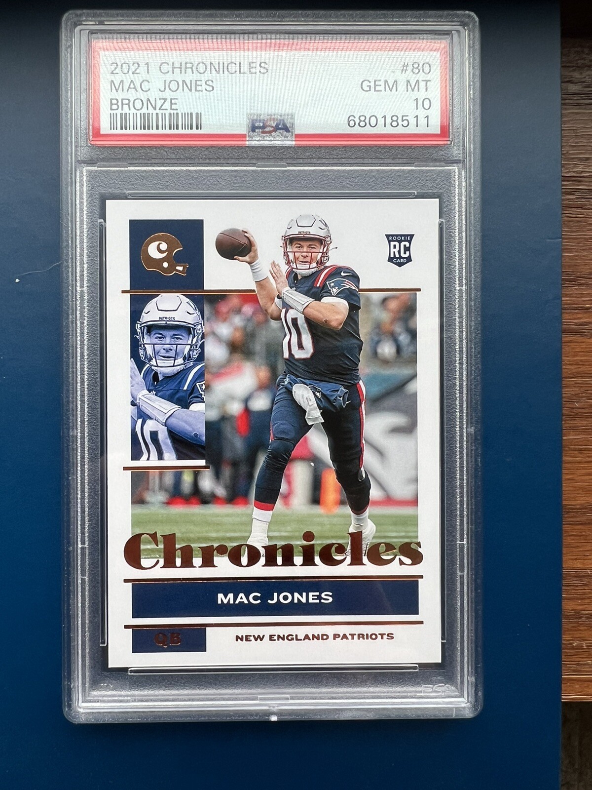 Mac Jones Panini Chronicles #80 Bronze