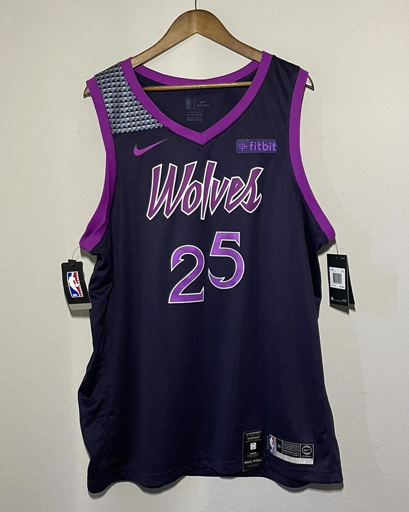 DERRICK ROSE MINNESOTA TIMBERWOLVES PRINCE JERSEY