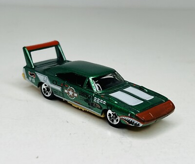 Hot Wheels 1970 Dodge Charger Daytona FLYIN' ACES Series #1/4 Sky Screamer Green