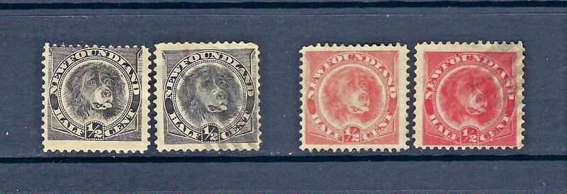 Canada Newfoundland 1887-1896 #56 M&U #58 M&U