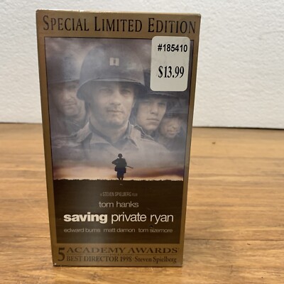 Saving Private Ryan VHS 2000 2-Tape Special Limited Edition SEALED Watermarked