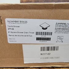 Newport Brass Decorative Drains 6" Shower Drain Throat  277-02