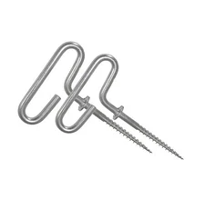 Eskimo Ice Shelter Accessories Ice Anchors Stainless Steel Construction 2 Pack