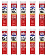 Lucas Oil Red "N" Tacky Grease; 10005; (10) 14oz tubes