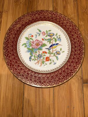 Aynsley Pembroke Platzteller Chinoisserie Vogel & Blumen