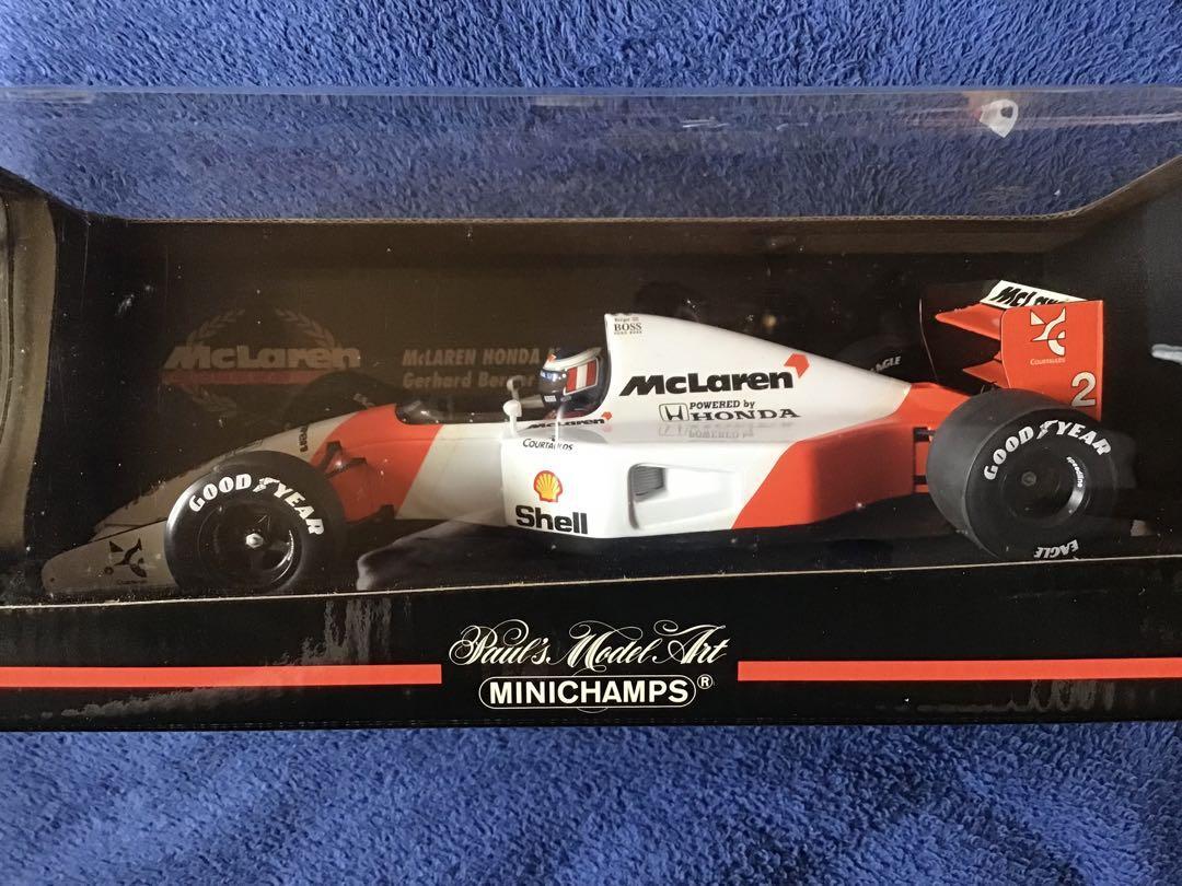 Mini Champs F1 1/18 Gerhard Berger Mclaren Honda Mp4-7 | eBay