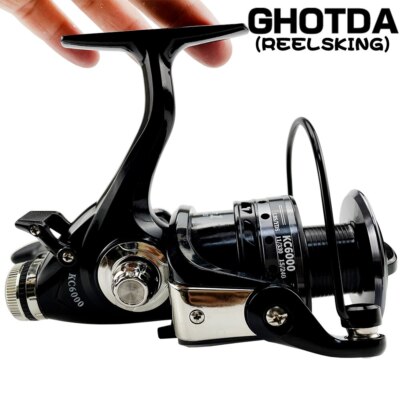 3000-6000Metal Spool Spinning Fishing Reel Front and Rear Brake Speed Ratio5.2:1