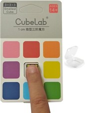 Mini Cube 3x3 - Cube Lab 1x1x1cm Smallest Cube, Smooth Magic Cube Puzzle set of3