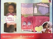 New In Box American Girl Bitty Baby Doll with outfits and accessories. 