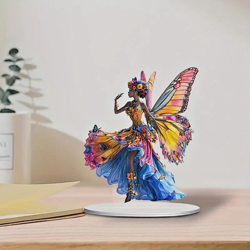 2D Flat, Acrylic, Elegant Dancing African Woman Suncatchers, Garden Suncatchers - Picture 27 of 37