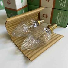 3xVintage British Electric Lamps LTD. (BELL) Flambeau Clear 240V/40W JOB LOT