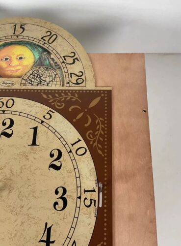 Vintage Ridgeway Grandfather Clock Face Movement Chine Bar 9289 Franz Hermle - Picture 4 of 21