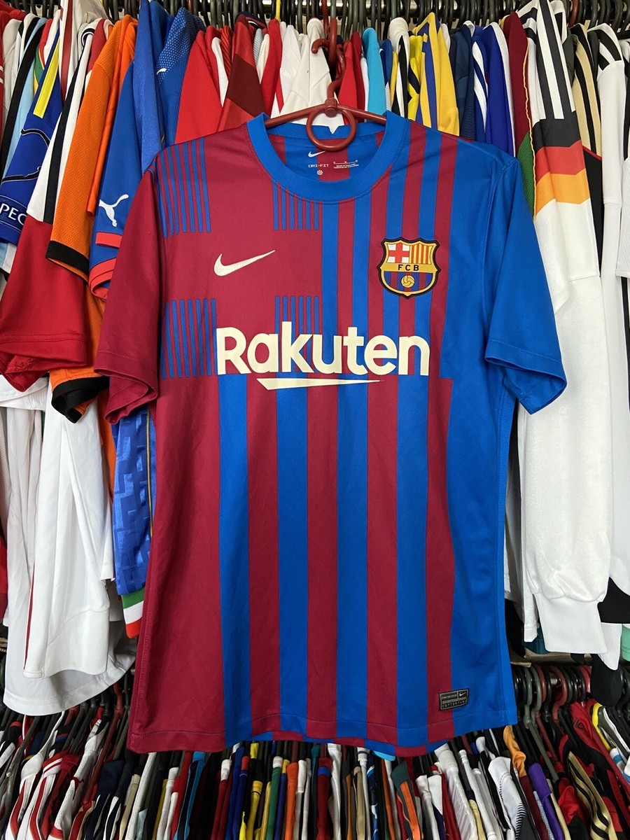 BARCELONA 2021 2022 HOME FOOTBALL SHIRT SOCCER JERSEY NIKE CV7891