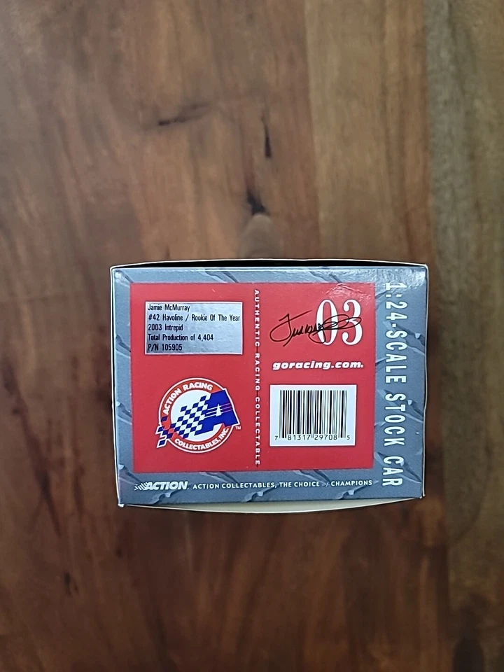 Carro Action 2003 Intrepid Havoline/Rookie of the Year #42 Jamie McMurray 1:24  - Imagem 4 de 4