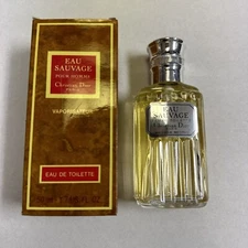 Vintage Eau Sauvage Christian Dior Pour Homme Men 1.7 oz 50ml EdT SPRAY Classic