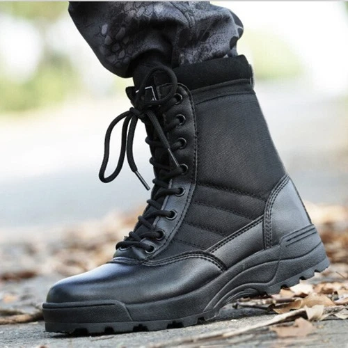 Men Boots Winter Outdoor Military Boots Breathable Army Combat