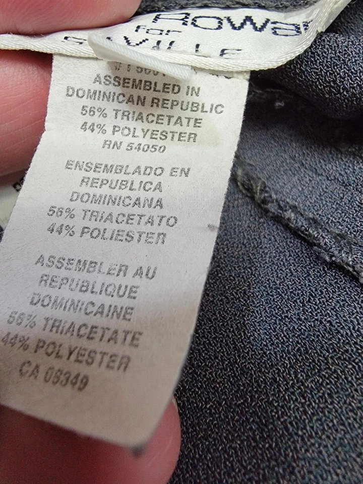 Pantalones para mujer Rena Rowan talla 20W gris Foto 3 de 4