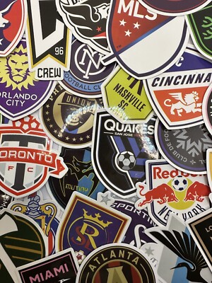 Major League Soccer MLS Stickers, Sets of two, Vinyl, Waterproof Decals ...