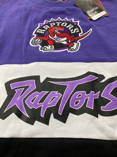 MENS NBA Mitchell & Ness TORONTO RAPTORS Pullover CREW NECK SWEATER 3XL/B NWT - Picture 2 of 5